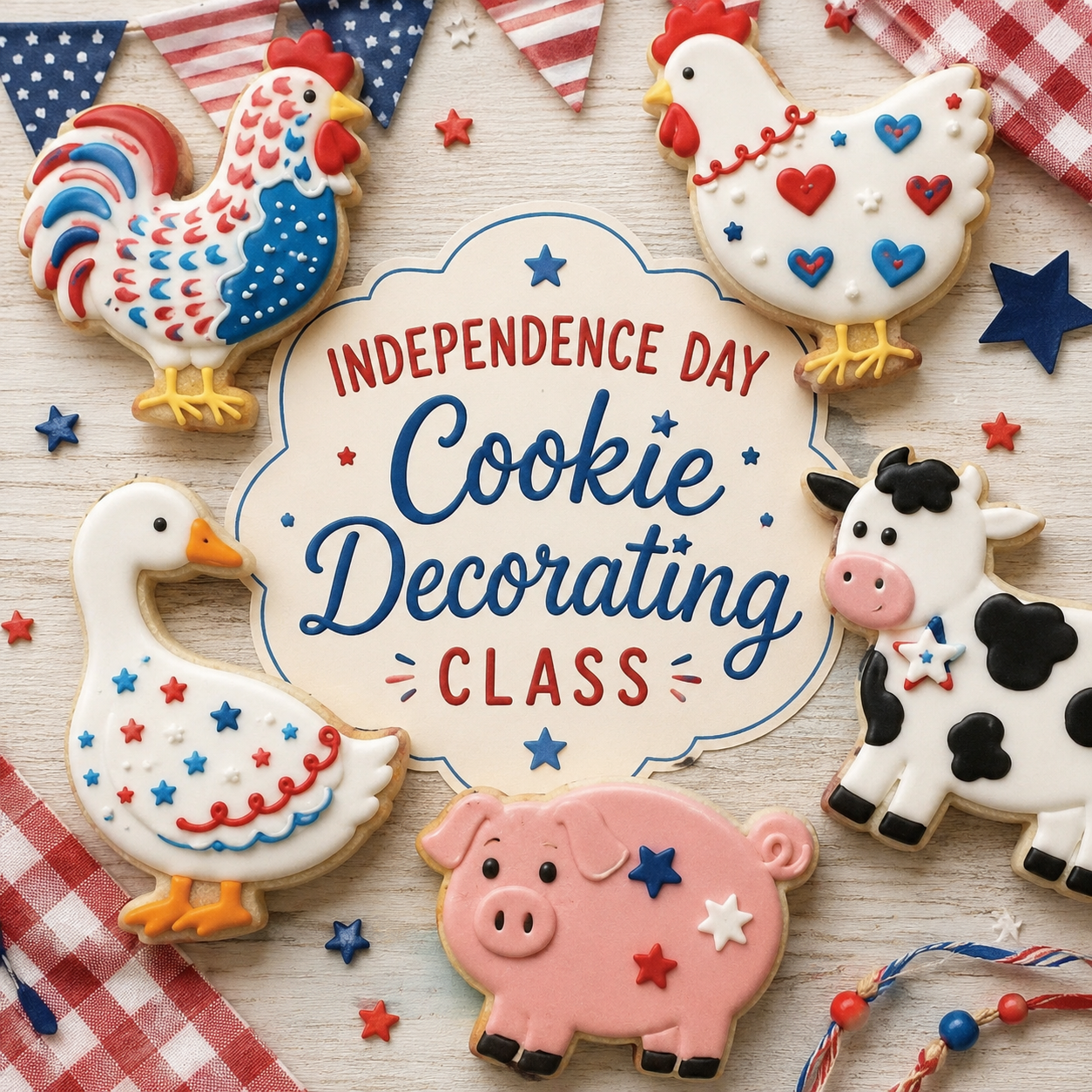 Independence Day Cookie Decorating Class - logo